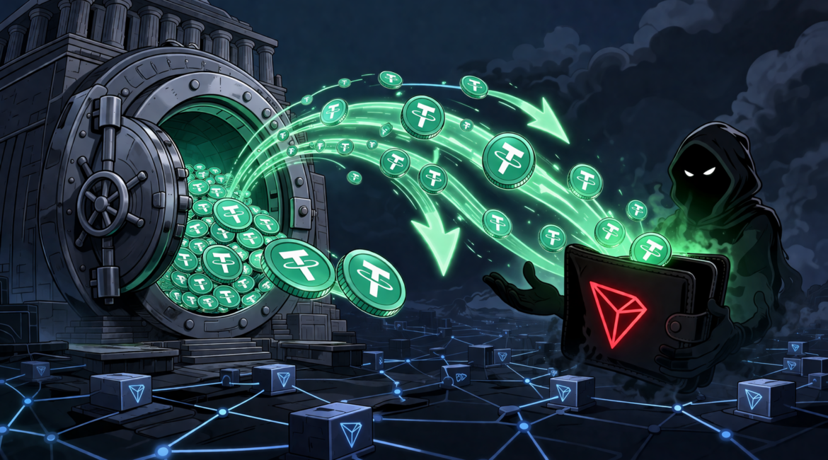500M USDT Moves From Tether Treasury to Unknown Tron Wallet