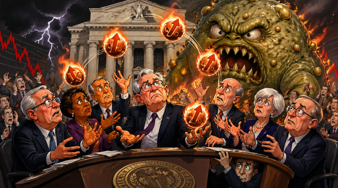 Fed Holds Rates as 11 of 12 Officials Signal Hike or Pause Amid Inflation Fears