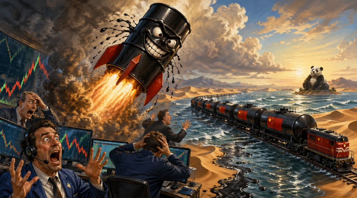 Oil Prices Swing Above $103 after Ceasefire News and Iran China Rail Shift