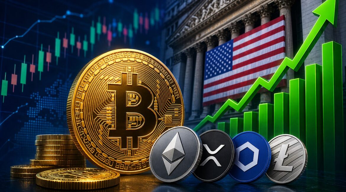 US Spot Crypto ETFs Inflow Hits $435M as Bitcoin Leads with 4,400 BTC