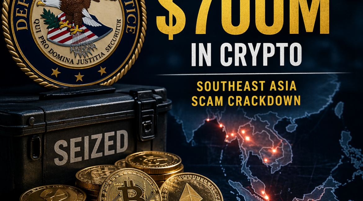 DOJ seizes $700M in crypto in Southeast Asia scam crackdown