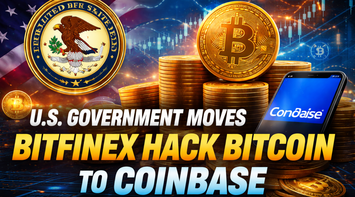 US Government Transfers Bitcoin Linked to Bitfinex Hack to Coinbase Prime