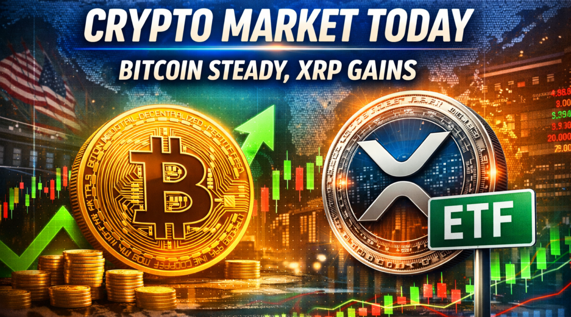 Crypto Market Today Sees Bitcoin Stability and XRP Gains on ETF Momentum