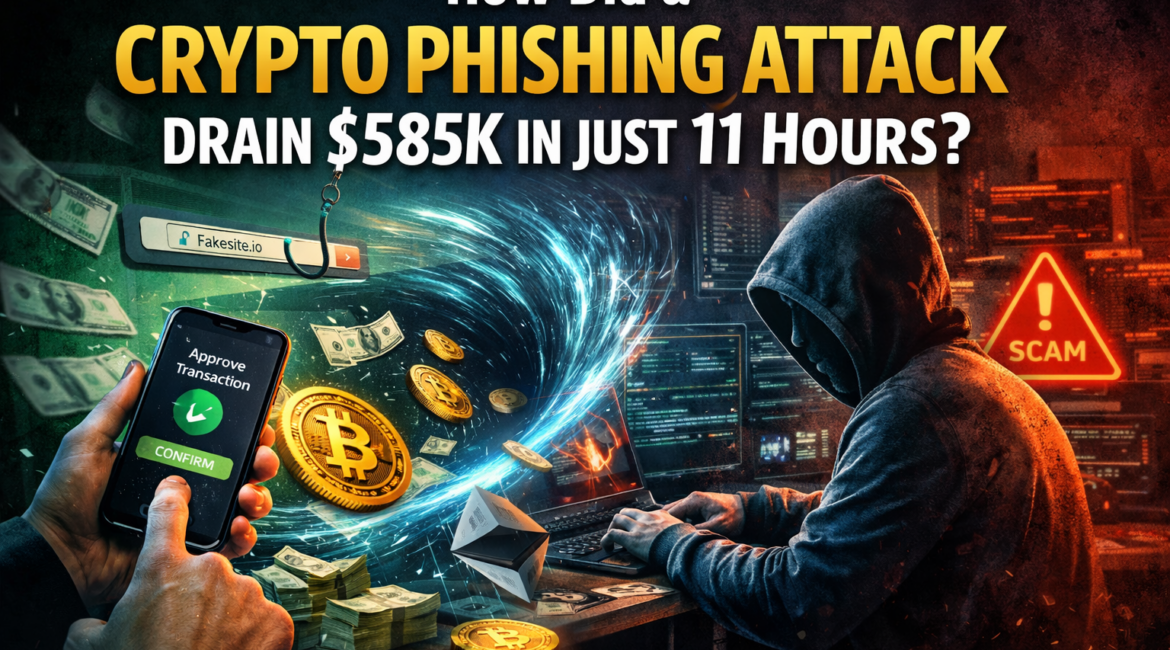 How Did a Crypto Phishing Attack Drain $585K in Just 11 Hours?
