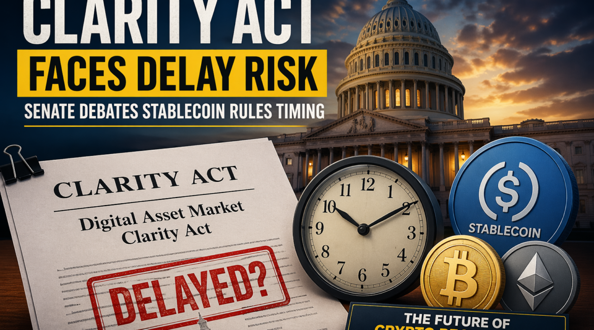 CLARITY Act Gets Push As Senate Banking Committee Receives Letter to Advance Markup