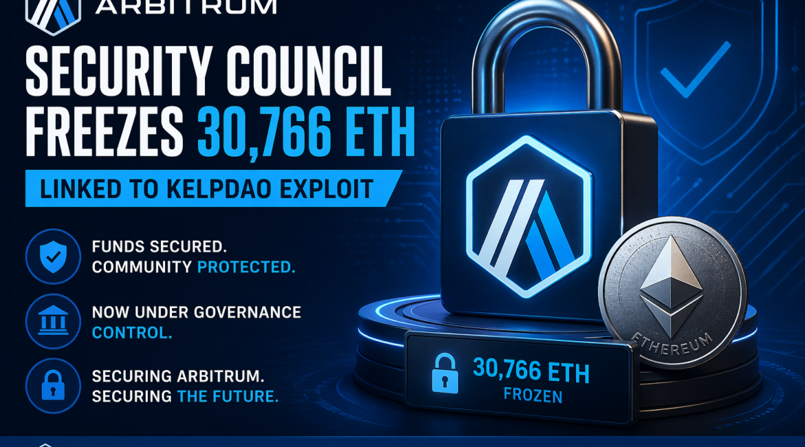 Arbitrum Security Council Freezes 30,766 ETH Linked to KelpDAO Exploit