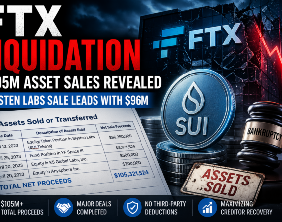 FTX liquidation records show $105M asset sales and missed billion-dollar stake