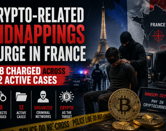 Crypto-related kidnappings rise sharply as 88 suspects face charges in France
