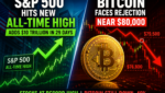 Bitcoin Price Falls Near $80K as S&P 500 Hits All-Time High