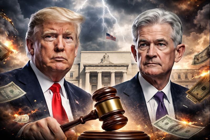 Donald Trump and Jerome Powell face off as tensions rise over Federal Reserve leadership and policy direction