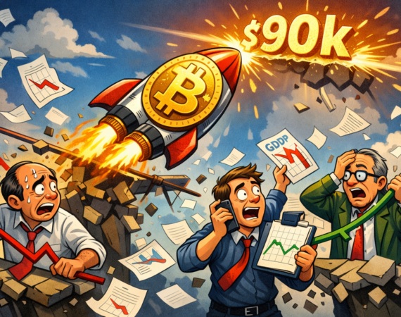 Bitcoin Eyes $90,000 Price Breakout as Traders Watch Support and GDP Data