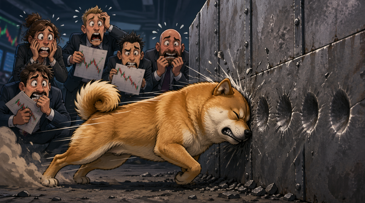 Dogecoin Hits Resistance at $0.1018 as Fifth Breakout Attempt Fails