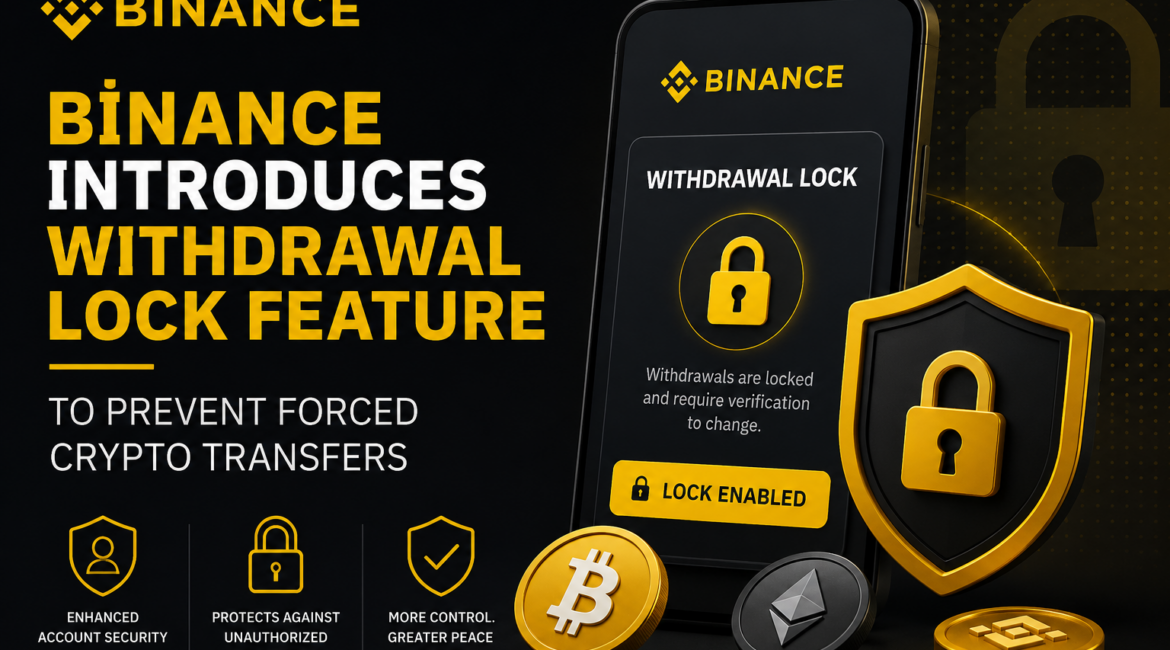 Binance Introduces Withdrawal Lock Feature to Prevent Forced Crypto Transfers