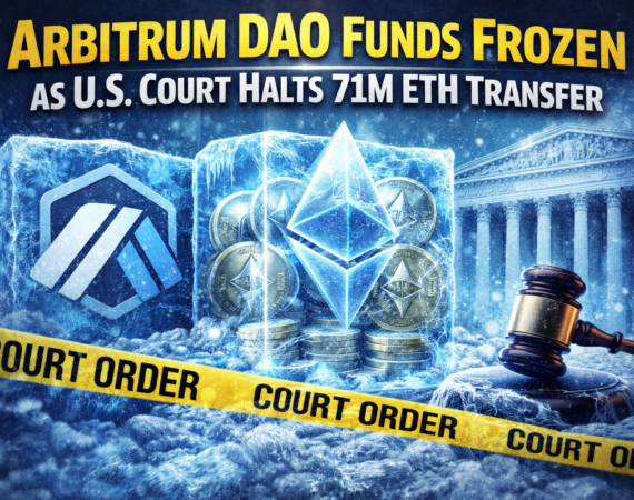 Arbitrum DAO Funds Frozen as U.S. Court Halts 71M ETH Transfer