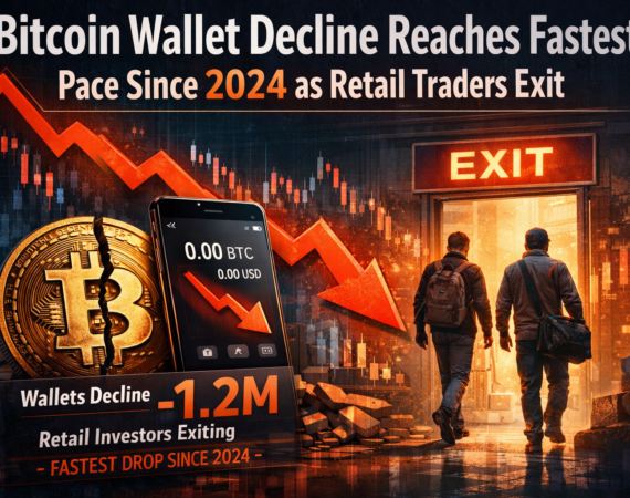 Bitcoin Wallet Decline Reaches Fastest Pace Since 2024 as Retail Traders Exit