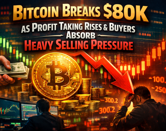 Bitcoin breaks $80K as profit taking rises & buyers absorb heavy selling pressure