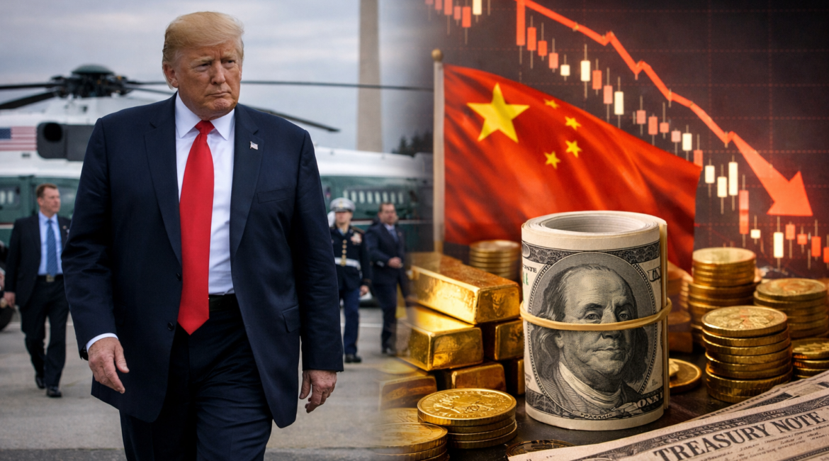 Trump Returns to Washington as China Cuts Treasury Holdings Dumping Another $41B