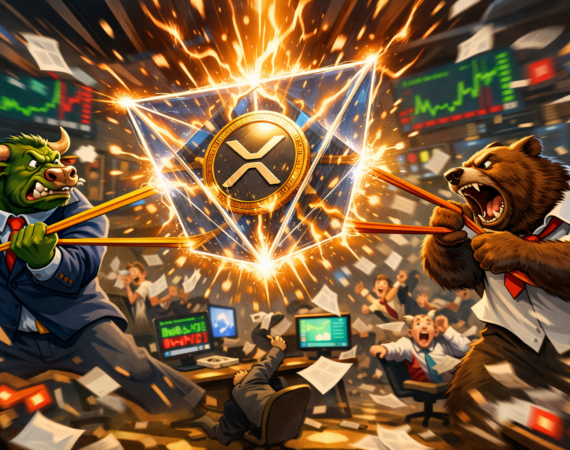 XRP Price Coils Inside Triangle Pattern as Breakout Toward 26% Move Nears