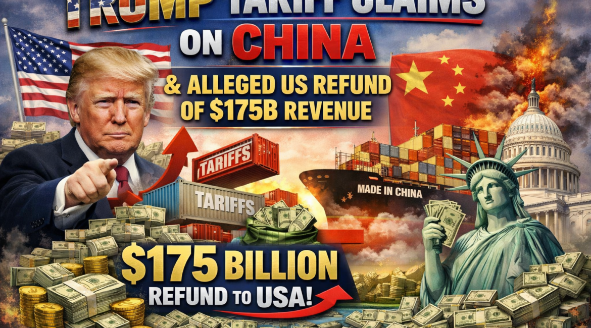 Trump Tariff Claims on China and Alleged US Refund of $175B Revenue