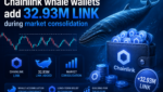 Chainlink whale wallets add 32.93M LINK during market consolidation