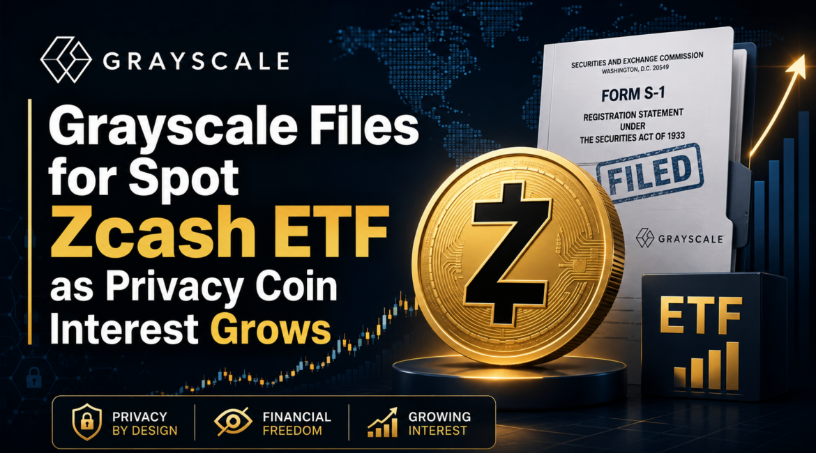 Grayscale Files for Spot Zcash ETF as Privacy Coin Interest Grows