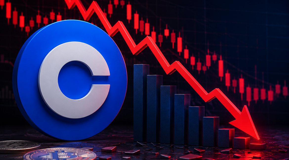 Coinbase Reports $394M Loss as Q1 2026 Revenue Falls 31%