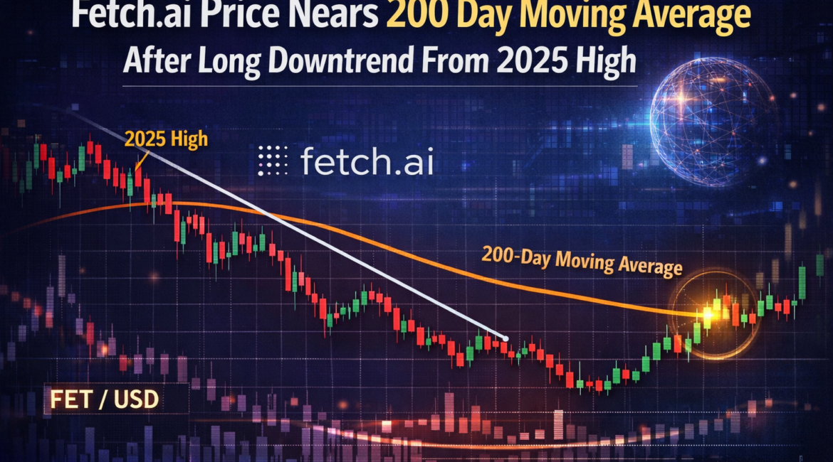 Fetch.ai Price Nears 200 Day Moving Average After Long Downtrend From 2025 High