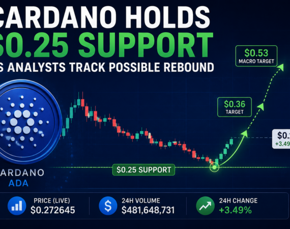 Cardano Holds $0.25 Support as Analysts Track Possible Rebound