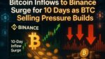 Bitcoin Inflows to Binance Surge for 10 Days as BTC Selling Pressure Builds