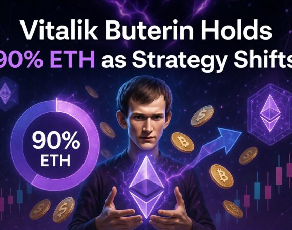 Vitalik Buterin Reveals 90% ETH Holdings Amid Foundation Strategy Shift