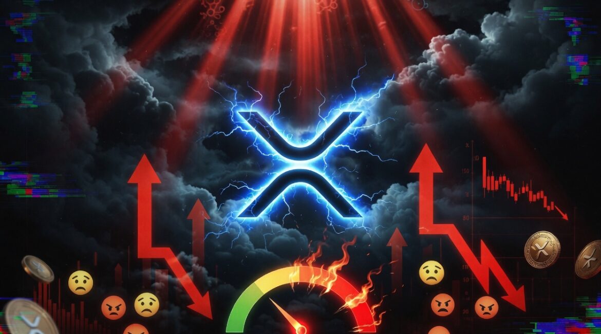 XRP Fear Levels Rise as Social Sentiment Turns Negative