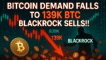Bitcoin Demand Weakens to 139,000 BTC as Spot and Futures Fall and BlackRock Sells