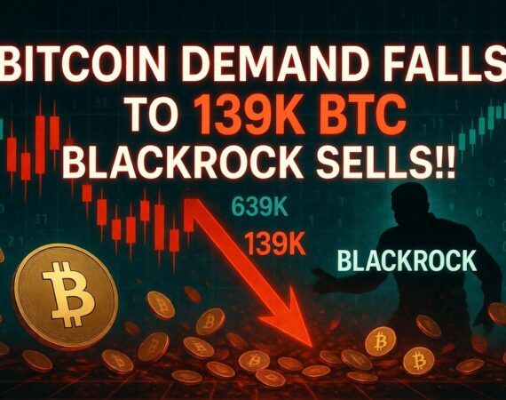 Bitcoin Demand Weakens to 139,000 BTC as Spot and Futures Fall and BlackRock Sells