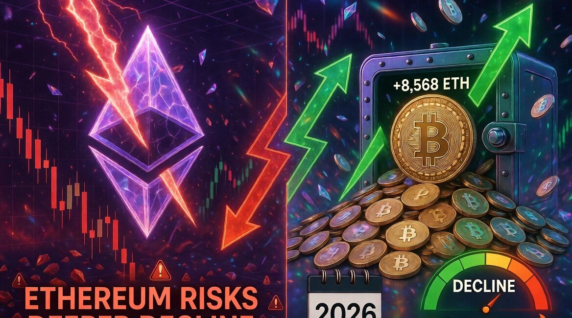 Ethereum Risks Deeper Decline While Bit Digital Adds 8,568 More ETH Tokens