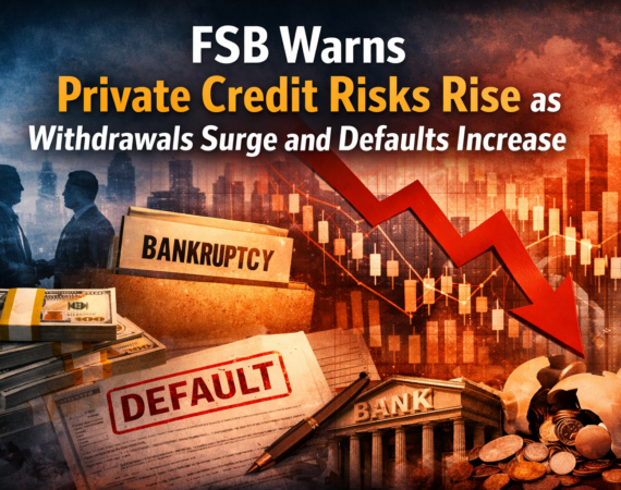 FSB Warns Private Credit Risks Rise as Withdrawals Surge and Defaults Increase