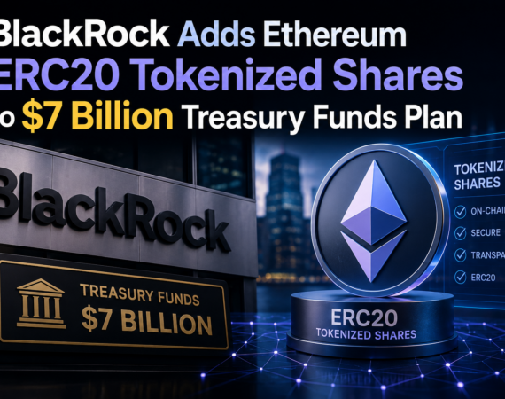 BlackRock Adds Ethereum ERC20 Tokenized Shares to $7 Billion Treasury Funds Plan