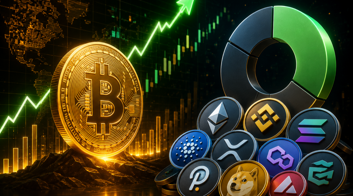 Bitcoin Surges to 81K While Binance Data Shows Altcoin Volume Recovery to 49%