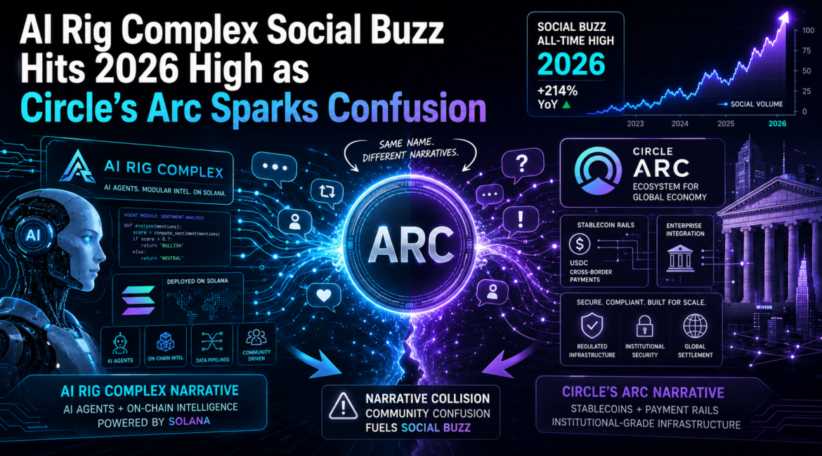 AI Rig Complex Social Buzz Hits 2026 High as Circle’s Arc Sparks Confusion
