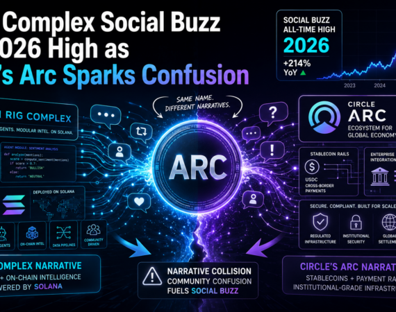 AI Rig Complex Social Buzz Hits 2026 High as Circle’s Arc Sparks Confusion