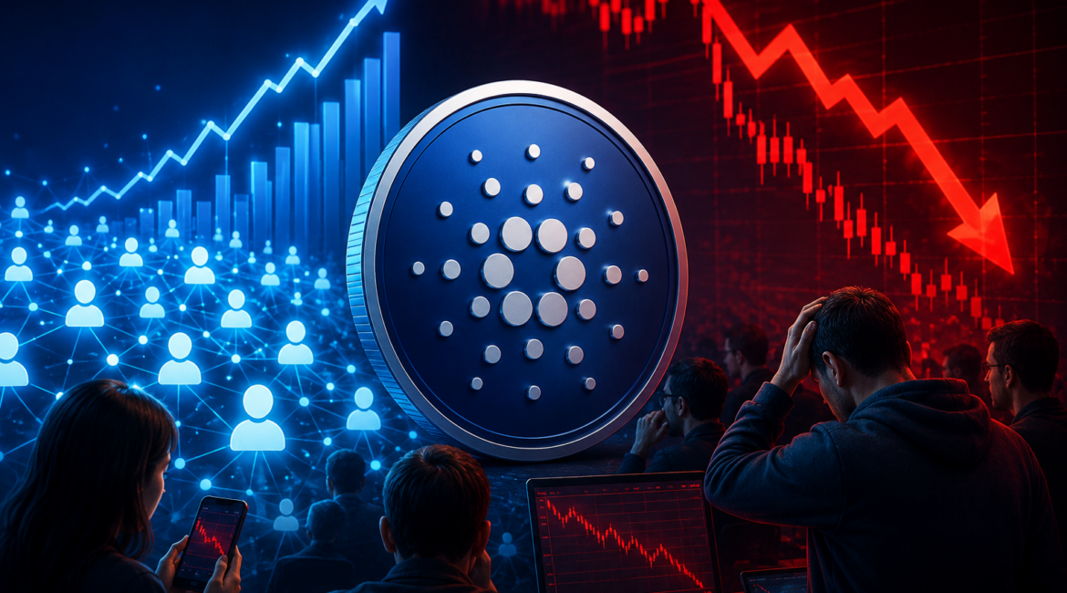 Cardano Active Addresses Jump to 28,459 as Traders React to Price Decline