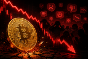 Bitcoin Drops to $66,900 Low as Social Media Shows Strong Bearish Sentiment Shift