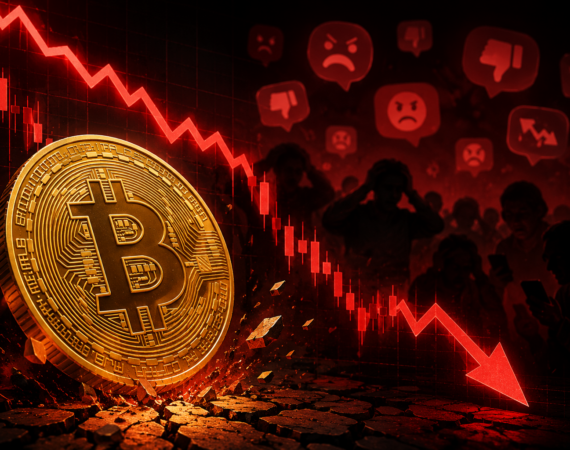 Bitcoin Drops to $66,900 Low as Social Media Shows Strong Bearish Sentiment Shift