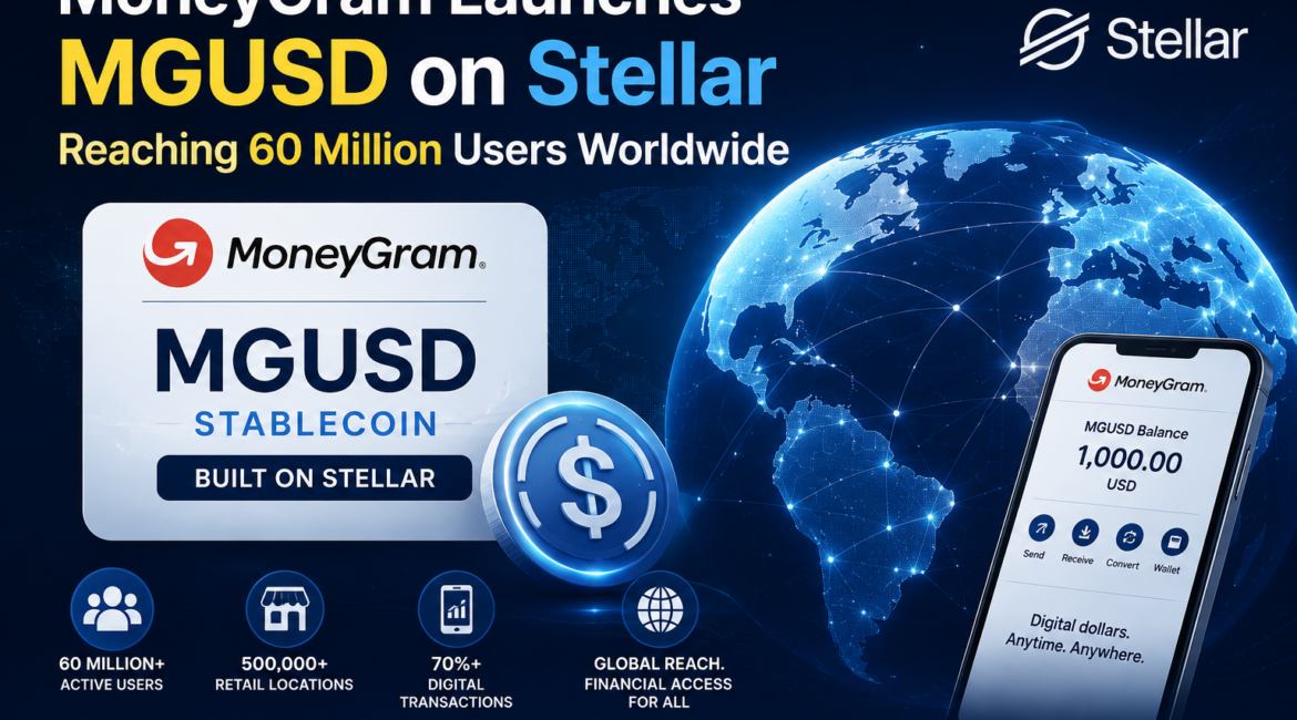 MoneyGram Launches MGUSD on Stellar Reaching 60 Million Users Worldwide