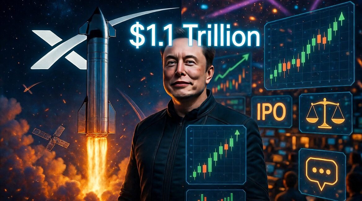 SpaceX IPO Sparks Market Debate as Elon Musk Hits $1.1 Trillion Worth