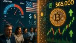 US Consumer Sentiment Stays Near Multi Year Lows While Bitcoin Holds Above $65,000
