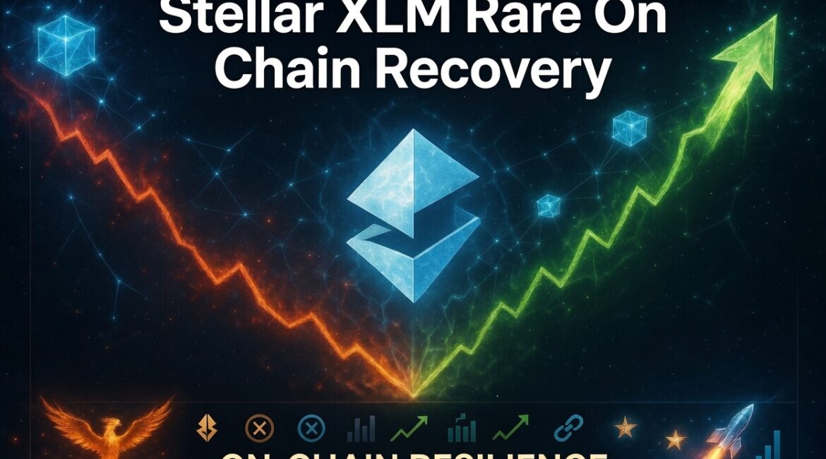 Stellar XLM Sees Rare On Chain Recovery Signal After Deep 2025 Capitulation